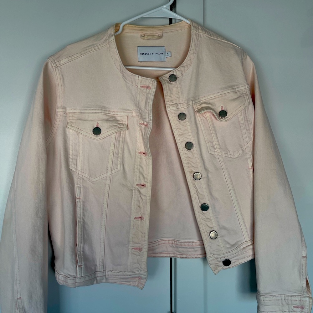 Rebecca Minkoff Pink Jean Jacket